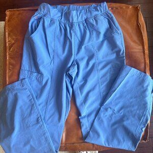Med Couture | 6-Pocket Scrub Pants | Ceil Blue | Size Small